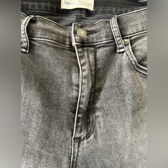GAP Crop Flare High Rise Jeans Size 30 - Picture 4 of 7